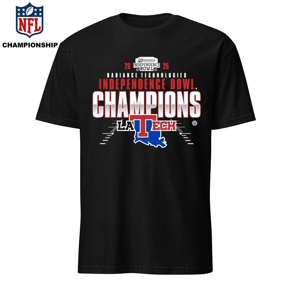 Louisiana Tech Bulldogs Football 2025 Independence - Adult & Kids T-Shirts, Sweatshirts & Hoodies apparel design preview 1