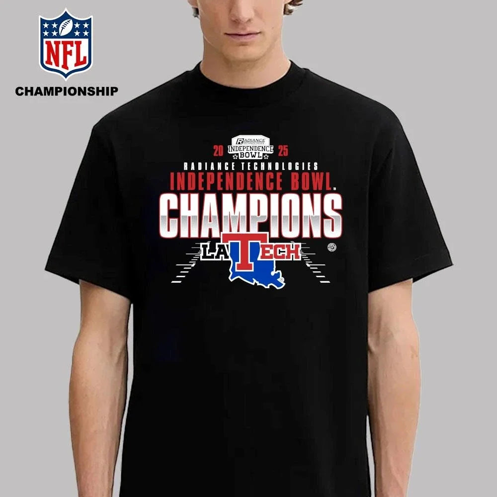 Louisiana Tech Bulldogs Football 2025 Independence - Adult & Kids T-Shirts, Sweatshirts & Hoodies apparel design preview 2
