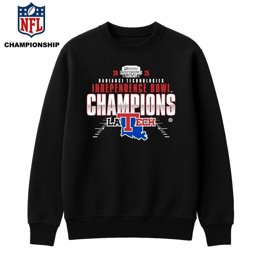 Louisiana Tech Bulldogs Football 2025 Independence - Adult & Kids T-Shirts, Sweatshirts & Hoodies apparel design preview 3