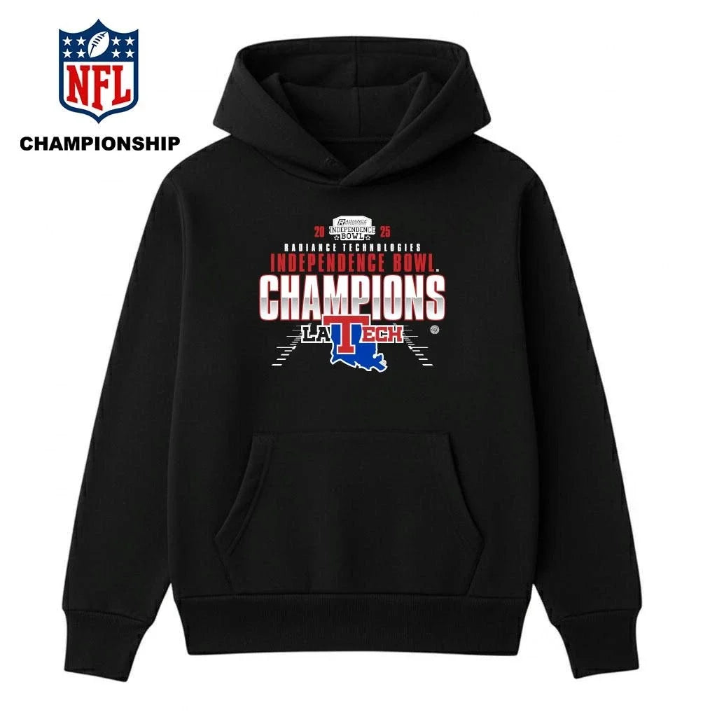 Louisiana Tech Bulldogs Football 2025 Independence - Adult & Kids T-Shirts, Sweatshirts & Hoodies apparel design preview 4
