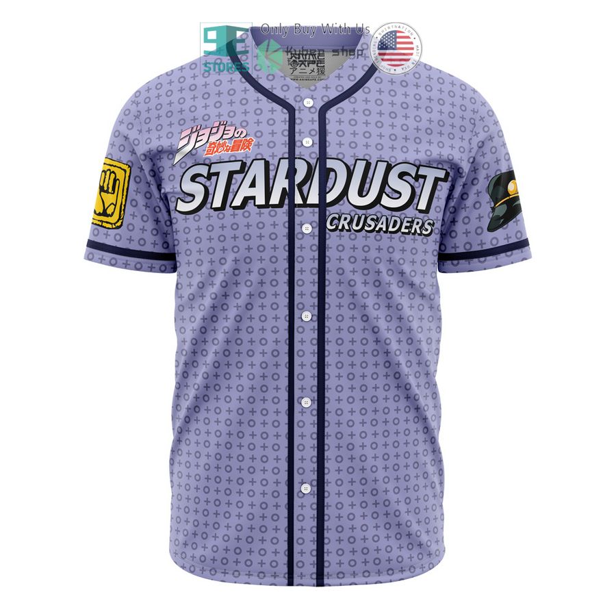 BEST Lucid Stardust Crusaders Jojo's Bizarre Adventure Baseball Jersey baseball jersey product view 1