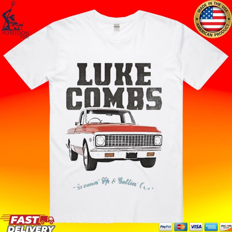 Luke Combs Truck Photo Event T-shirt Unisex T-shirt, Sweatshirt, Hoodie, Long Sleeve Tee - T-Shirt, Sweatshirt, Hoodie