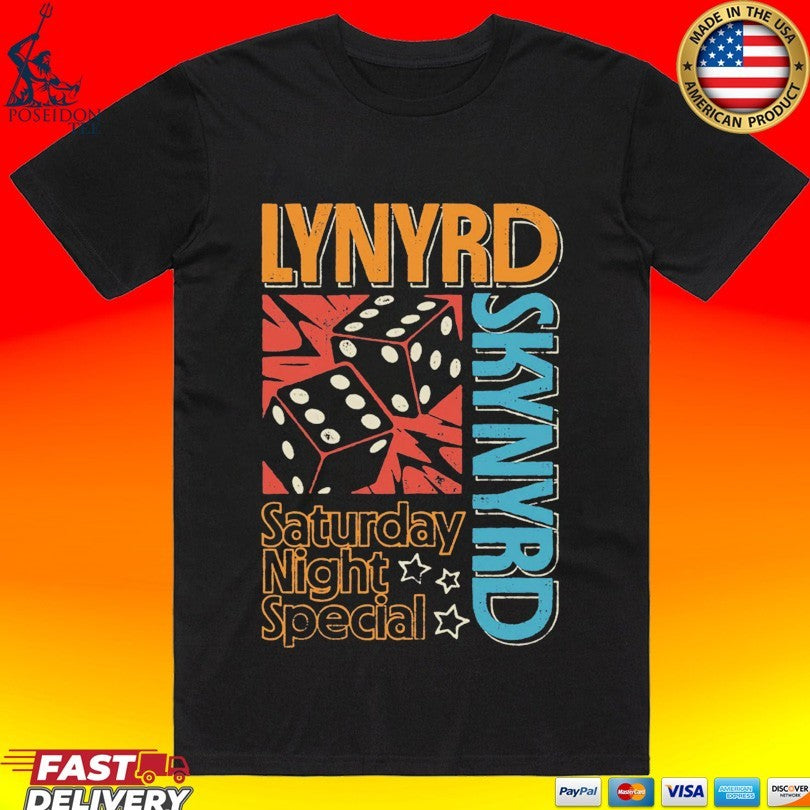 Lynyrd Skynyrd Saturday Night Special Dices T-shirt Unisex T-shirt, Sweatshirt, Hoodie, Long Sleeve Tee - T-Shirt, Sweatshirt, Hoodie