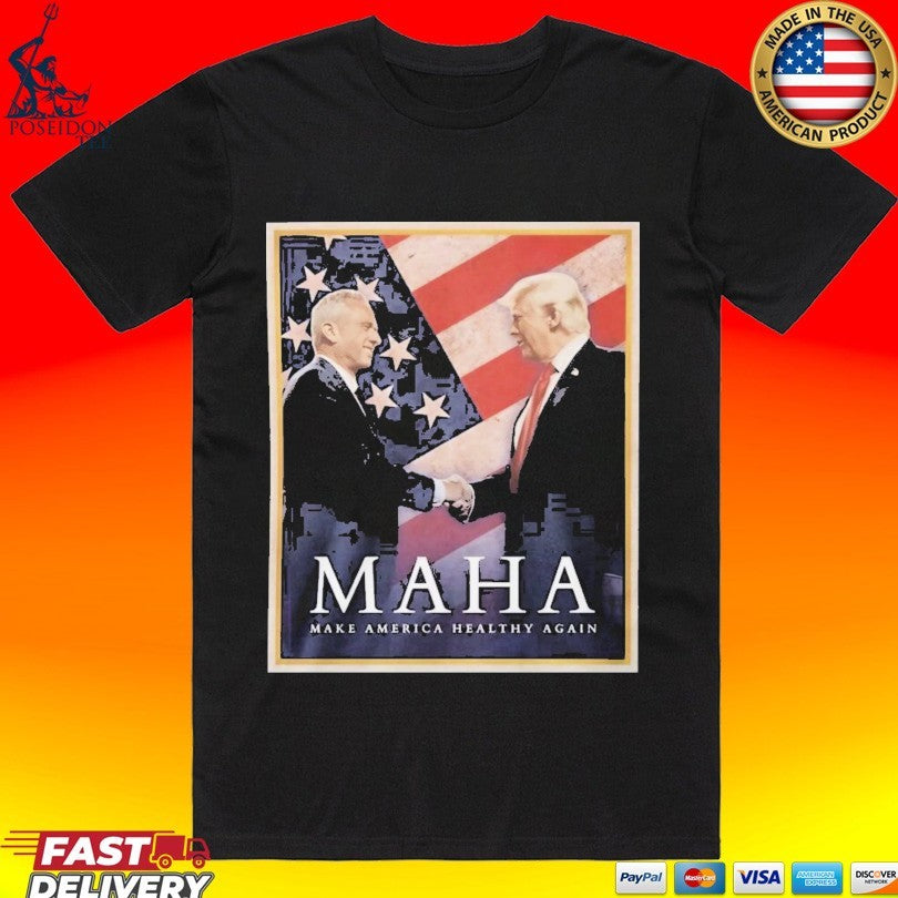 Maha Make America Healthy Again T-shirt Unisex T-shirt, Sweatshirt, Hoodie, Long Sleeve Tee - T-Shirt, Sweatshirt, Hoodie