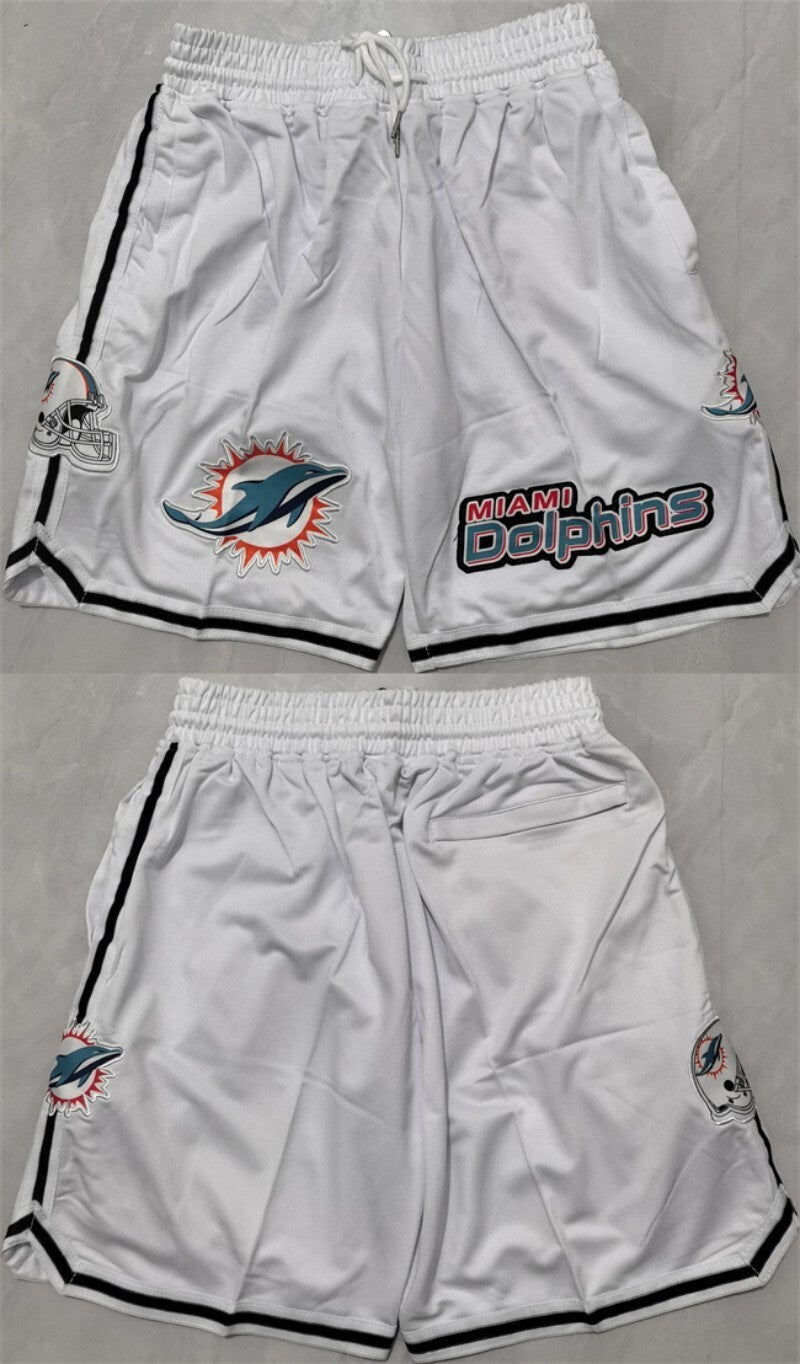 maimi dolphins white shorts (run small) Football Jersey football jersey product view 1