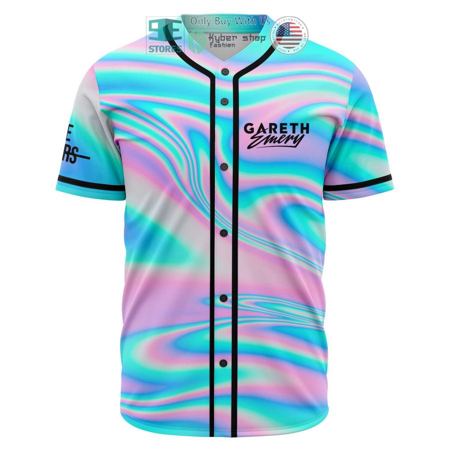 BEST Mallory Gareth 83 hologram pattern Baseball Jersey baseball jersey product view 1