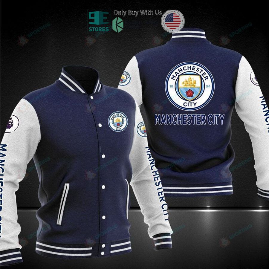 BEST Manchester City Baseball Jacket baseball jersey product view 1