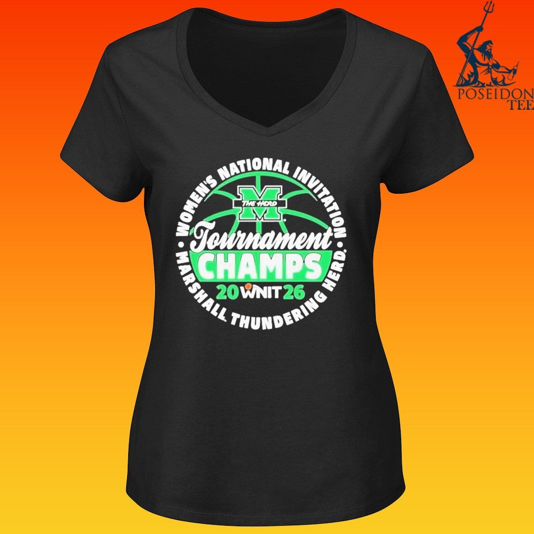 Marshall Thundering Herd 2026 Women's National - Adult & Kids T-Shirts, Sweatshirts & Hoodies apparel design preview 3
