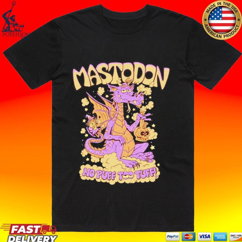 Mastodon Puff And The Wizard T-shirt Unisex T-shirt, Sweatshirt, Hoodie, Long Sleeve Tee - T-Shirt, Sweatshirt, Hoodie