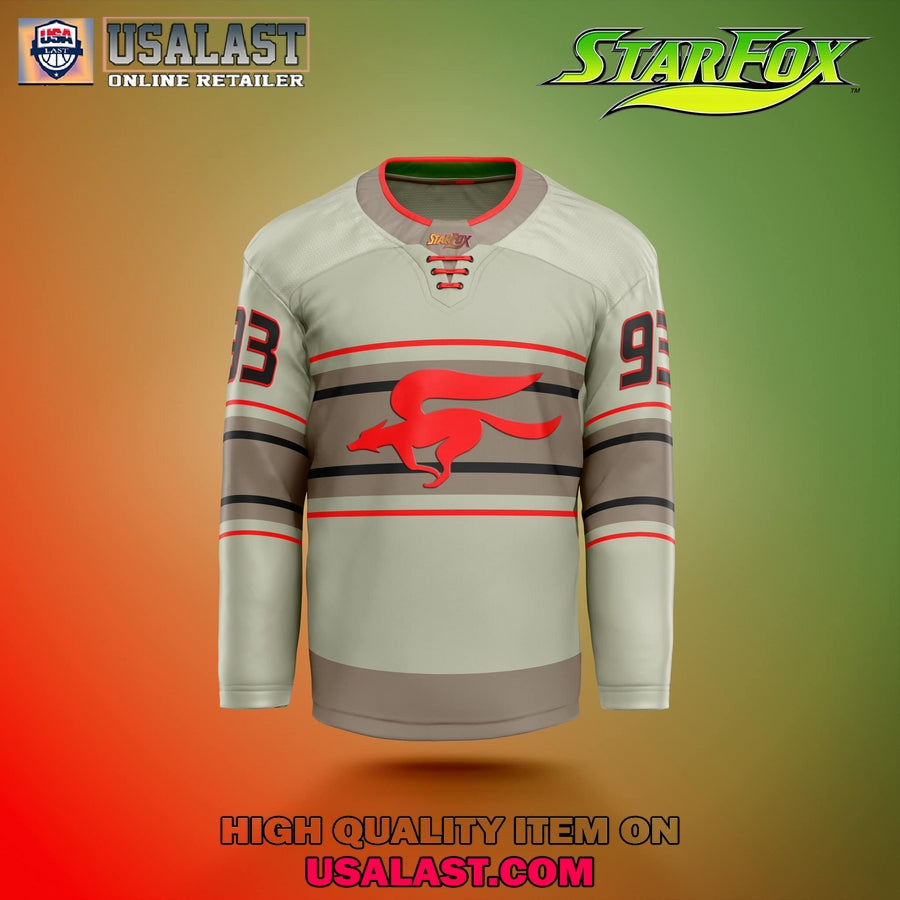 Mccloud Star Fox Custom Hockey Jersey hockey jersey product view 4