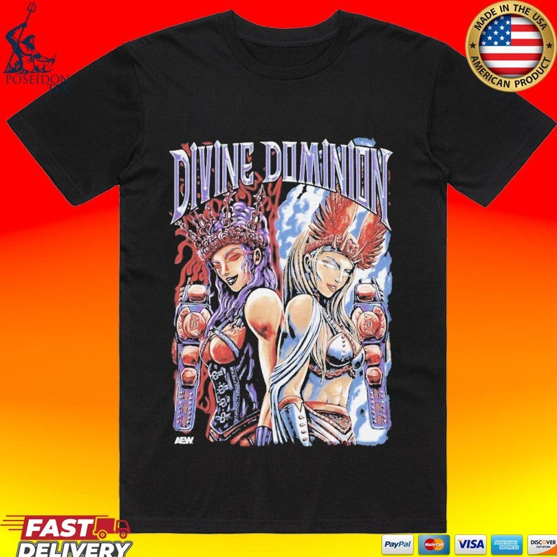 Megan Bayne And Lena Kross Divine Dominion T-shirt Unisex T-shirt, Sweatshirt, Hoodie, Long Sleeve Tee - T-Shirt, Sweatshirt, Hoodie