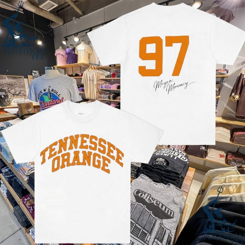 Megan Moroney Tennessee Orange 97 T-shirt Unisex T-shirt, Sweatshirt, Hoodie, Long Sleeve Tee - T-Shirt, Sweatshirt, Hoodie