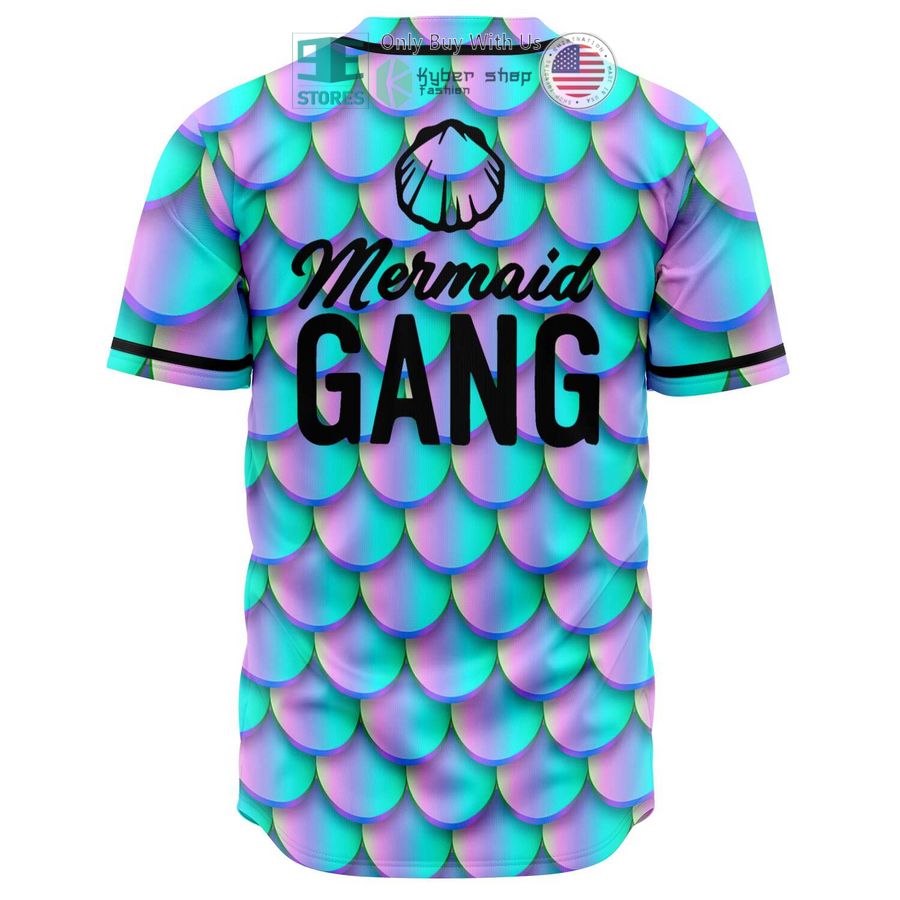BEST Mermaid Gang Baseball Jersey baseball jersey product view 1