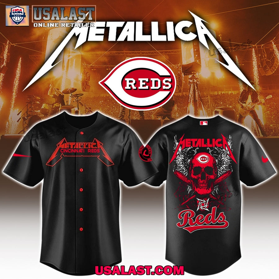 Metallica x MLB All Team Limited Edition Jersey Shirt 2025 baseball jersey product view 3