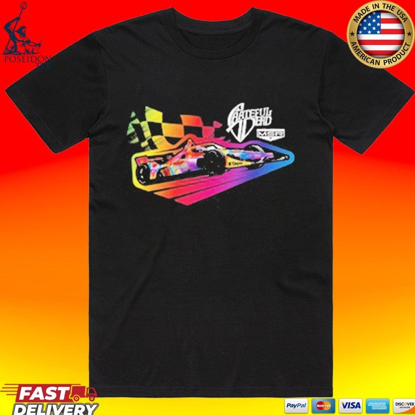 Meyer Shank Racing Grateful Dead Spectrum T-shirt Unisex T-shirt, Sweatshirt, Hoodie, Long Sleeve Tee - T-Shirt, Sweatshirt, Hoodie
