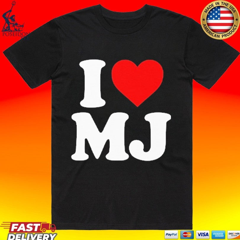 Michael Jackson I Love Mj T-shirt Unisex T-shirt, Sweatshirt, Hoodie, Long Sleeve Tee - T-Shirt, Sweatshirt, Hoodie