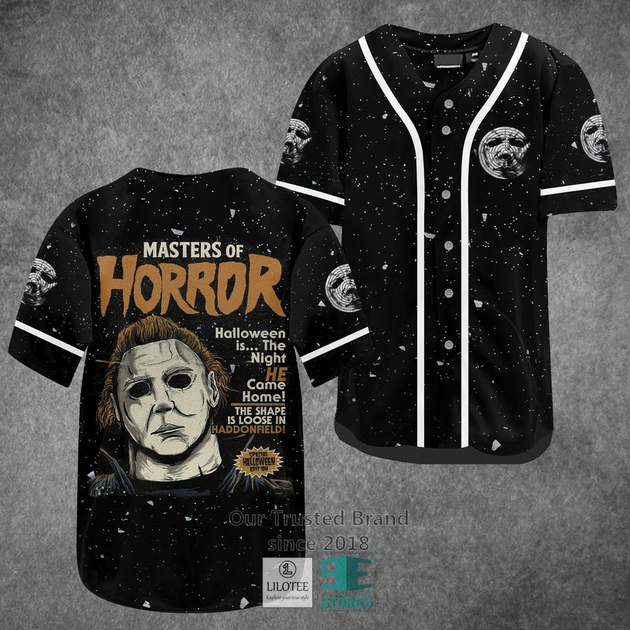 Michael Myers Master of Horror Movie Baseball Jersey baseball jersey product view 1