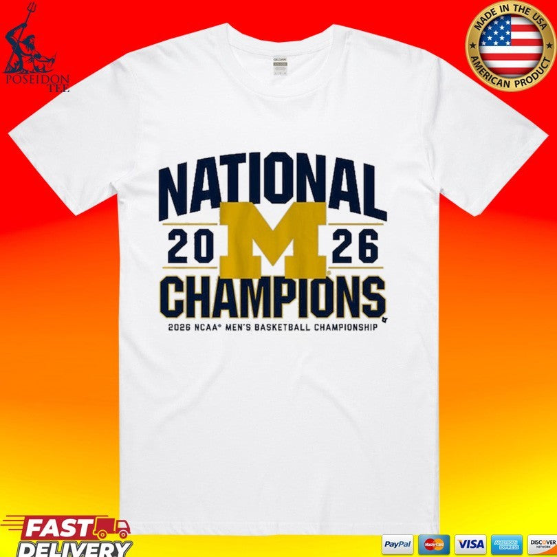 Michigan Wolverines MBB National Champions Classic 2026 NCAA Mens Basketball Championship T-shirt - T-Shirt, Sweatshirt, Hoodie