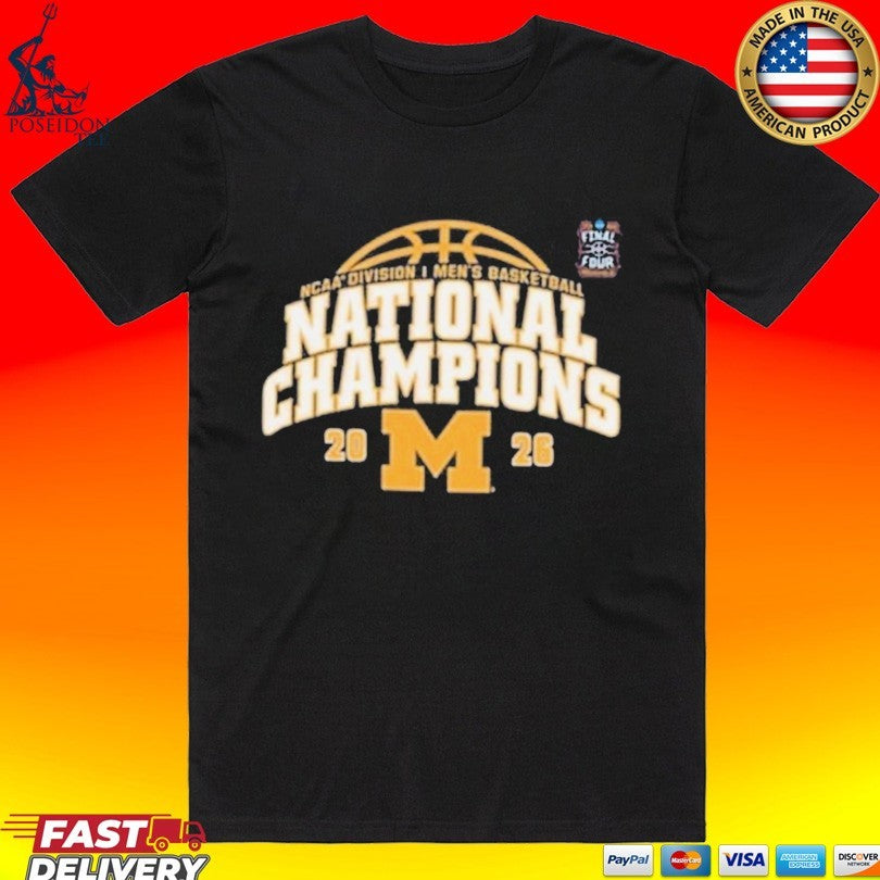 Michigan Wolverines MBB National Champs 2026 Jersey T-shirt Unisex T-shirt, Sweatshirt, Hoodie, Long Sleeve Tee - T-Shirt, Sweatshirt, Hoodie