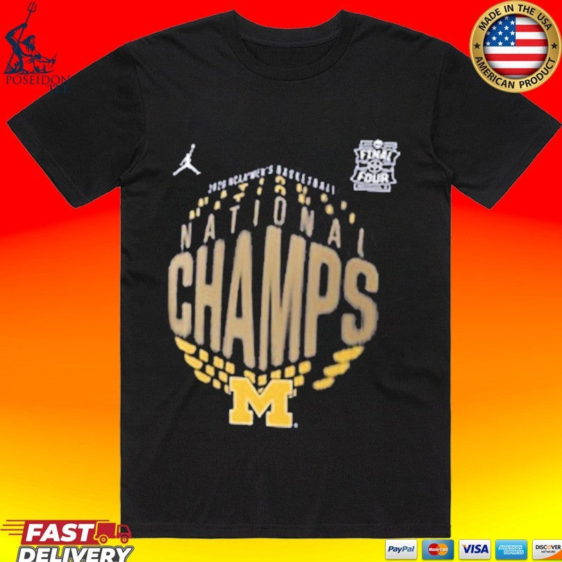 Michigan Wolverines Mens Basketball National Champions Youth Locker Room T-shirt Unisex T-shirt, Sweatshirt, Hoodie, Long Sleeve Tee - T-Shirt, Sweatshirt, Hoodie