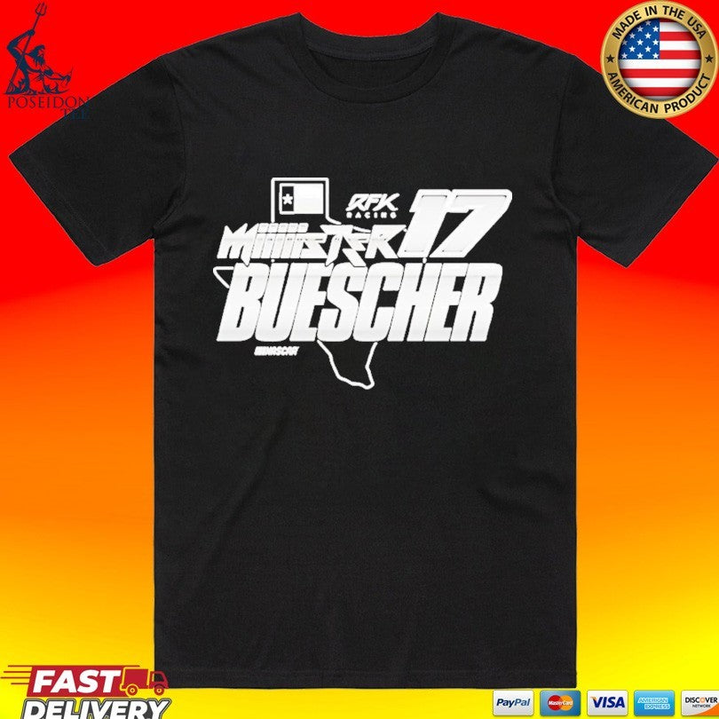 Miiiiister Buescher 17 Texas Map T-shirt Unisex T-shirt, Sweatshirt, Hoodie, Long Sleeve Tee - T-Shirt, Sweatshirt, Hoodie