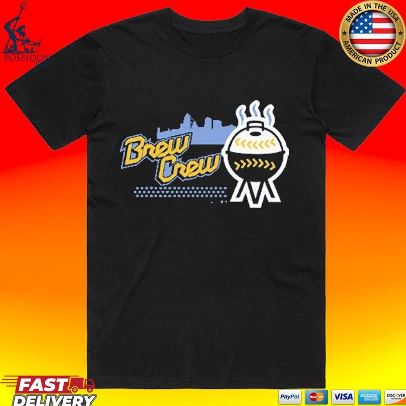 Milwaukee Brewers Brew Crew Baseball T-shirt Unisex T-shirt, Sweatshirt, Hoodie, Long Sleeve Tee - T-Shirt, Sweatshirt, Hoodie