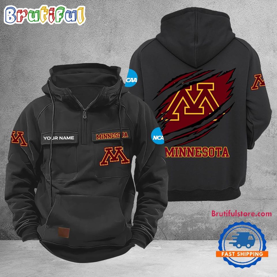 Minnesota Golden Gophers Sport Team Design Logo Name Cargo Hoodie Unisex T-shirt, Sweatshirt, Hoodie, Long Sleeve Tee - T-Shirt, Sweatshirt, Hoodie