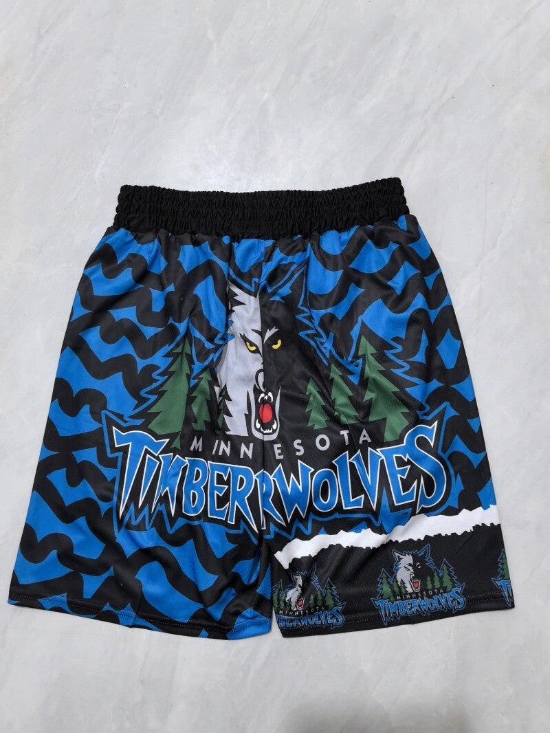 minnesota timberwolves Timberwolves Shorts Style 1 Basketball Jersey basketball jersey product view 1