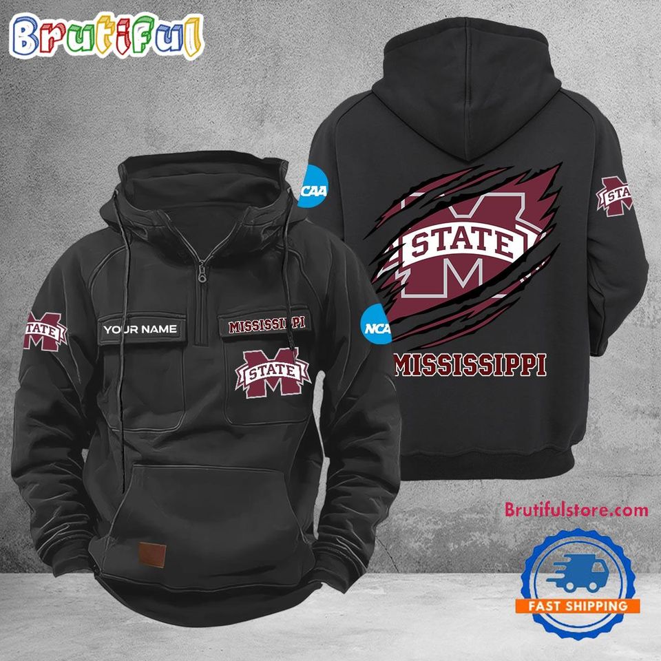 Mississippi State Bulldogs Sport Team Design Logo Name Cargo Hoodie Unisex T-shirt, Sweatshirt, Hoodie, Long Sleeve Tee - T-Shirt, Sweatshirt, Hoodie