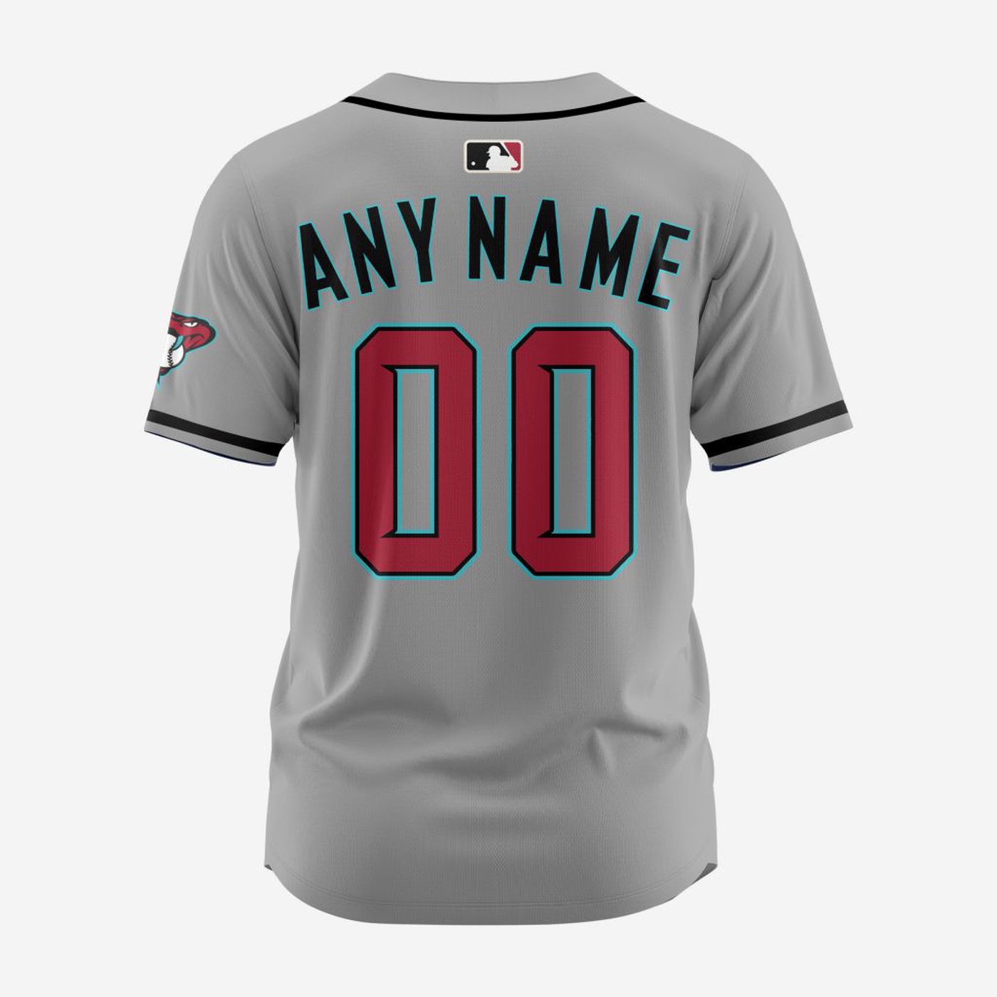 MLB Arizona Diamondbacks Personalized 2024 Road Baseball Jersey - Bafud baseball jersey product view 2