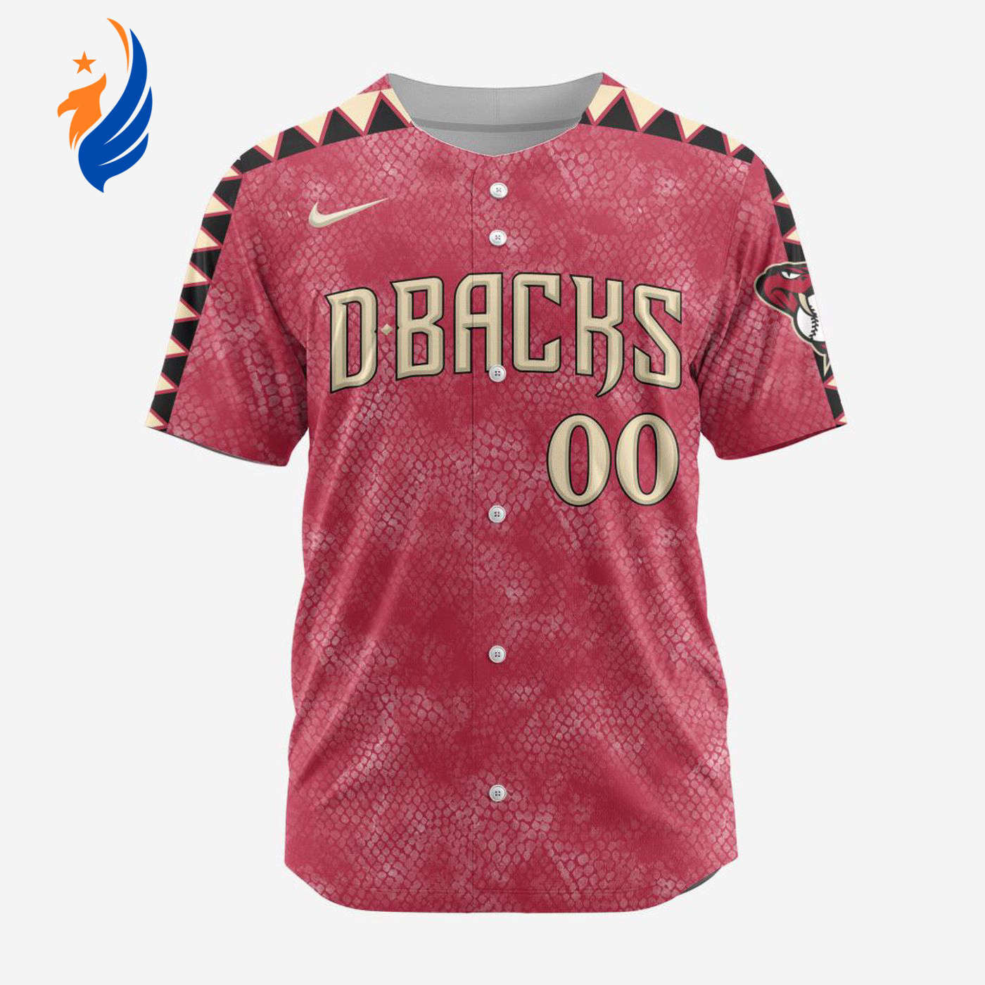 MLB Arizona Diamondbacks Personalized Alternate Design Concept Baseball Jersey 2402 - Bafud baseball jersey product view 1