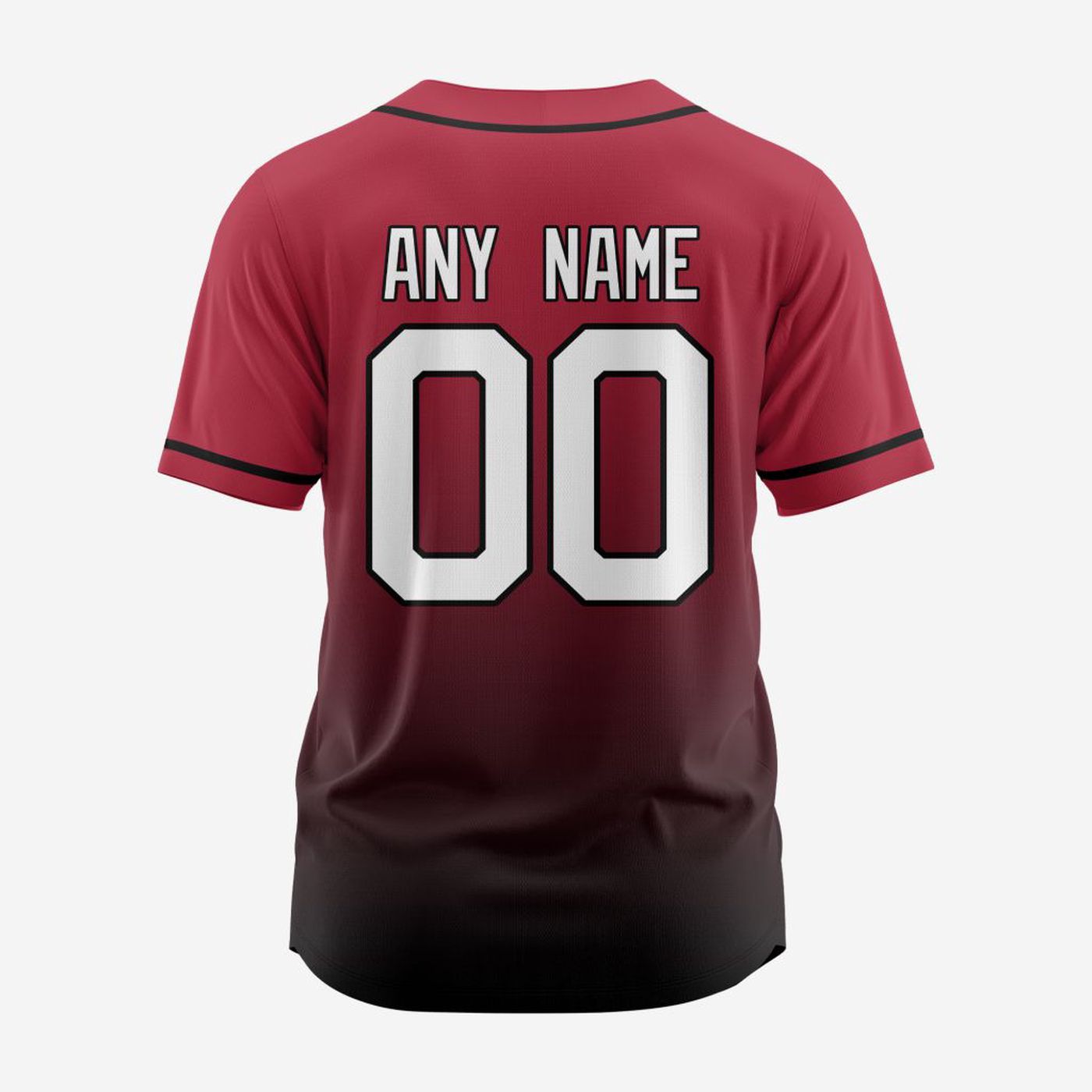 MLB Arizona Diamondbacks Personalized Gradient Design Baseball Jersey Gift for Men Women - Bafud baseball jersey product view 2