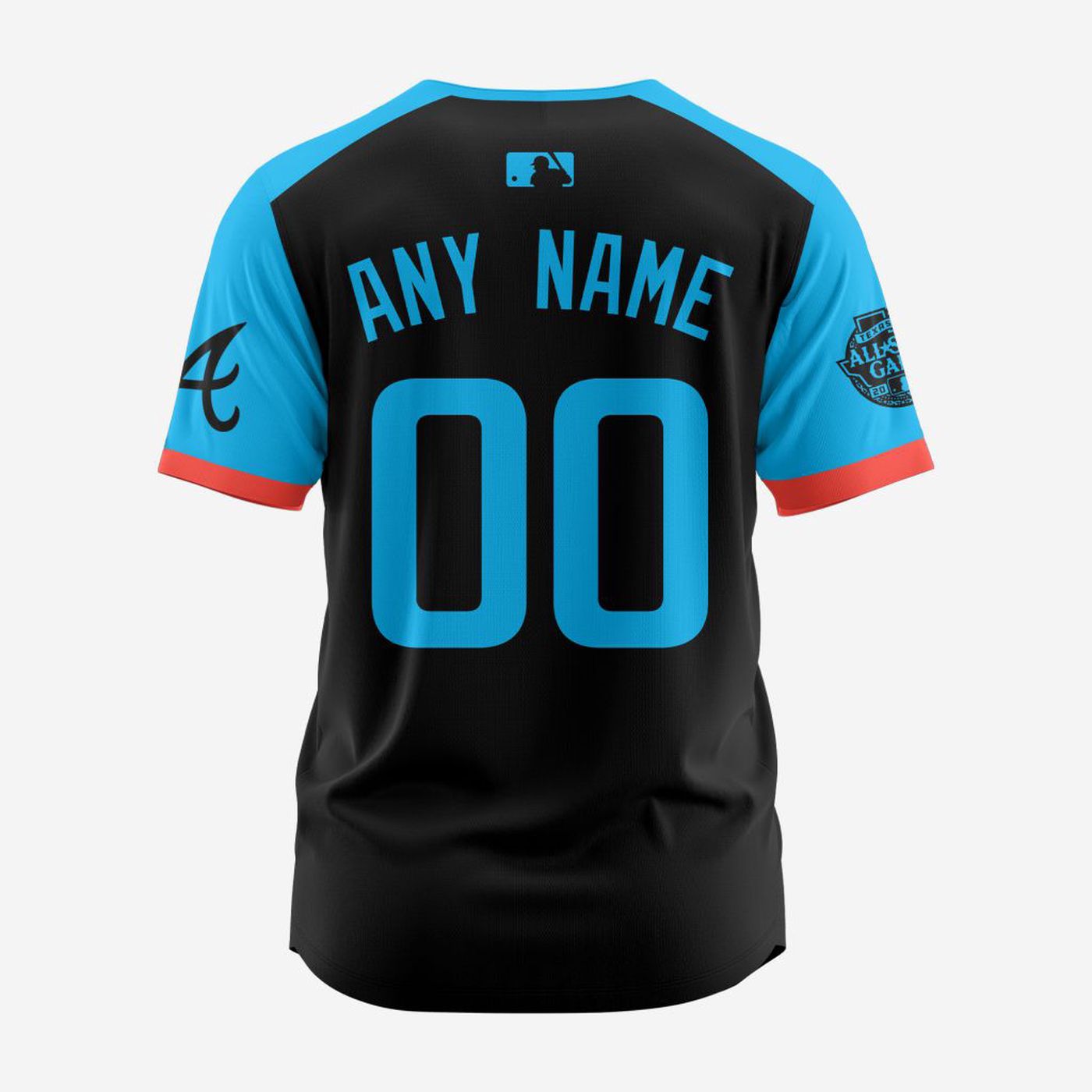 MLB Atlanta Braves Personalized 2024 All Star Game Baseball Jersey - Bafud baseball jersey product view 2