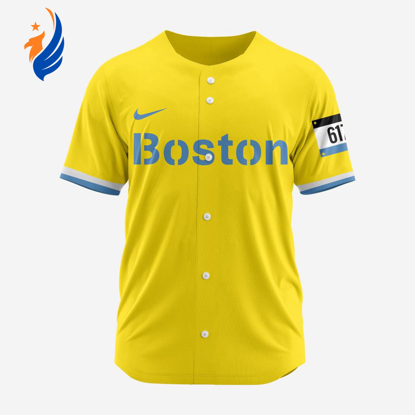 MLB Boston Red Sox Personalized 2024 City Connect Baseball Jersey Design - Bafud baseball jersey product view 1