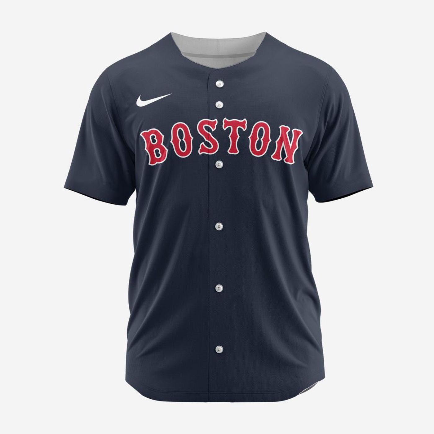 MLB Boston Red Sox Personalized Alternate 02 Baseball Jersey - Bafud baseball jersey product view 2