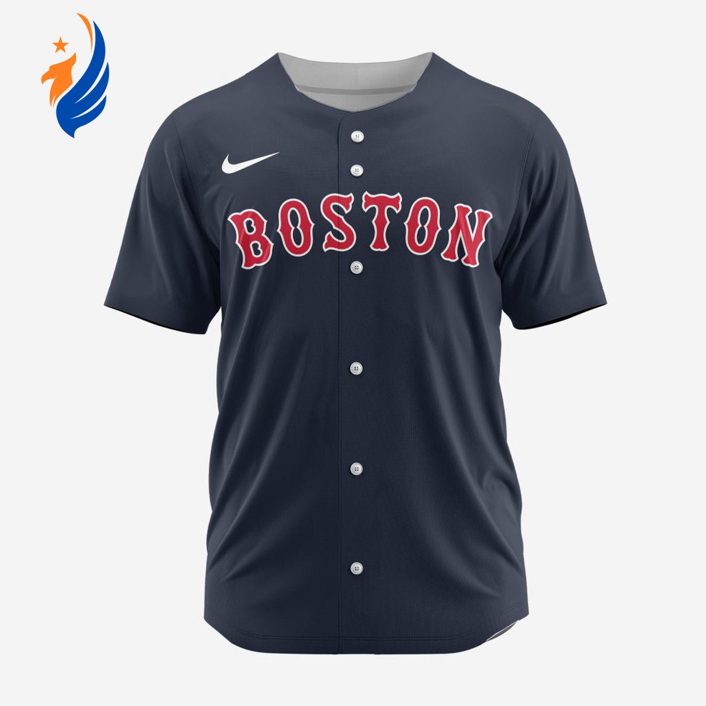 MLB Boston Red Sox Personalized Alternate 02 Baseball Jersey - Bafud baseball jersey product view 1