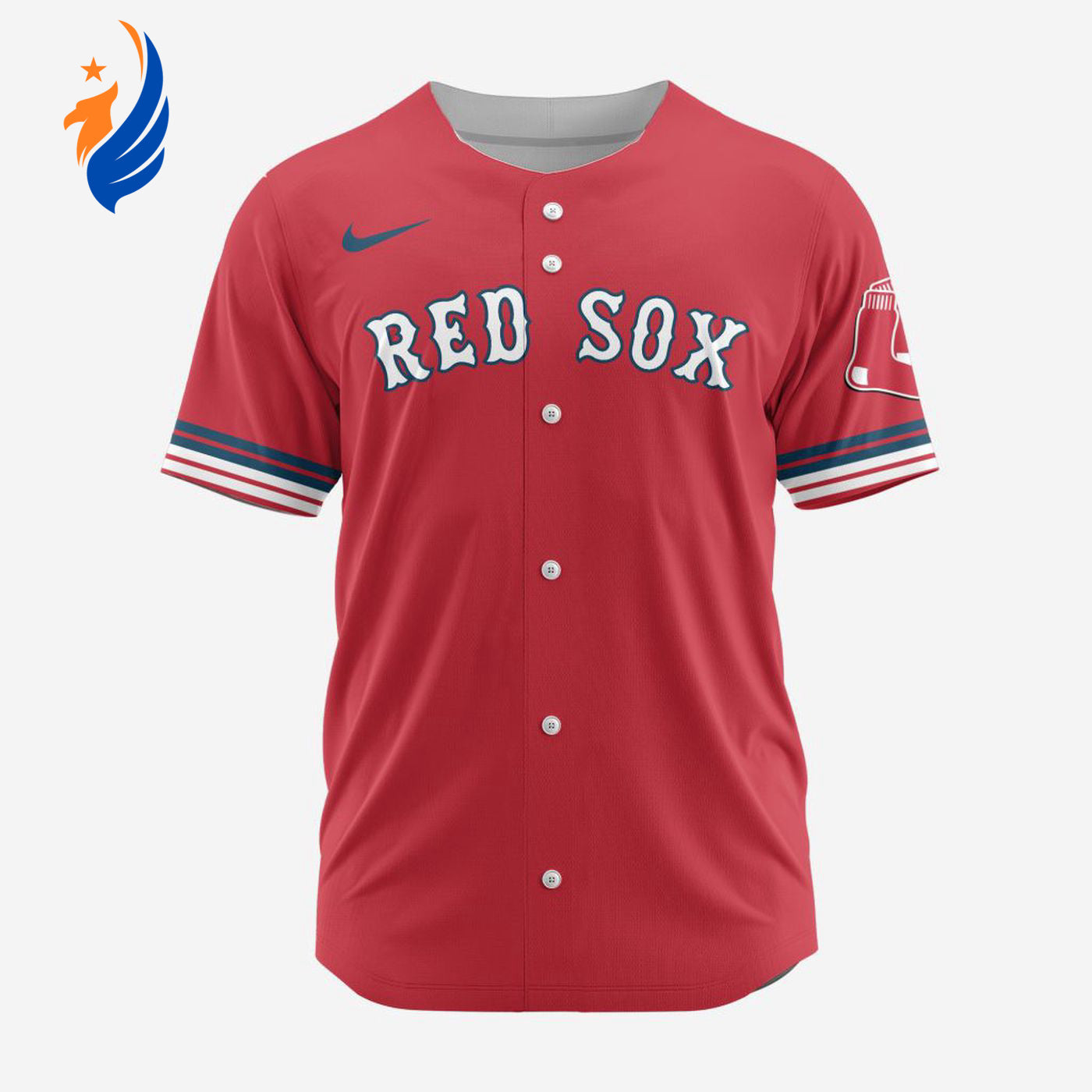 MLB Boston Red Sox Personalized Alternate Design Concept Baseball Jersey 2402 - Bafud baseball jersey product view 1