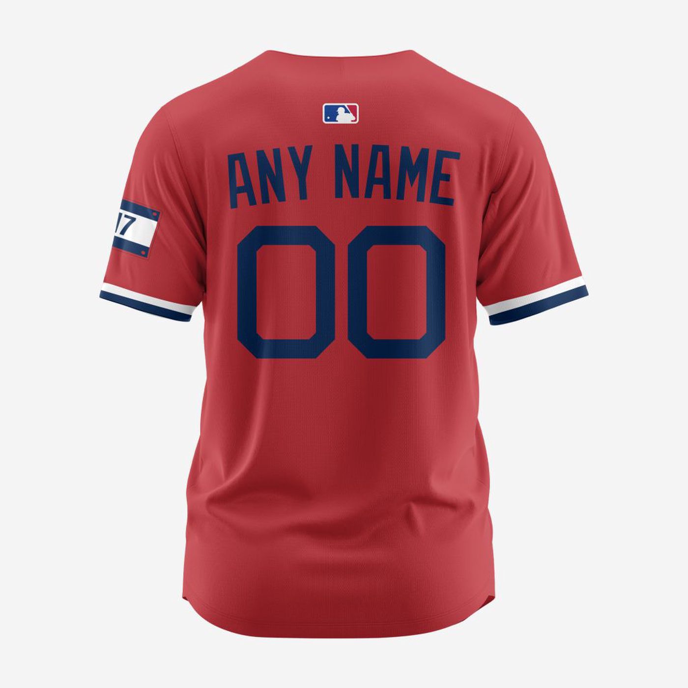 MLB Boston Red Sox Personalized Reverse Retro Concept Design Baseball Jersey - Bafud baseball jersey product view 2
