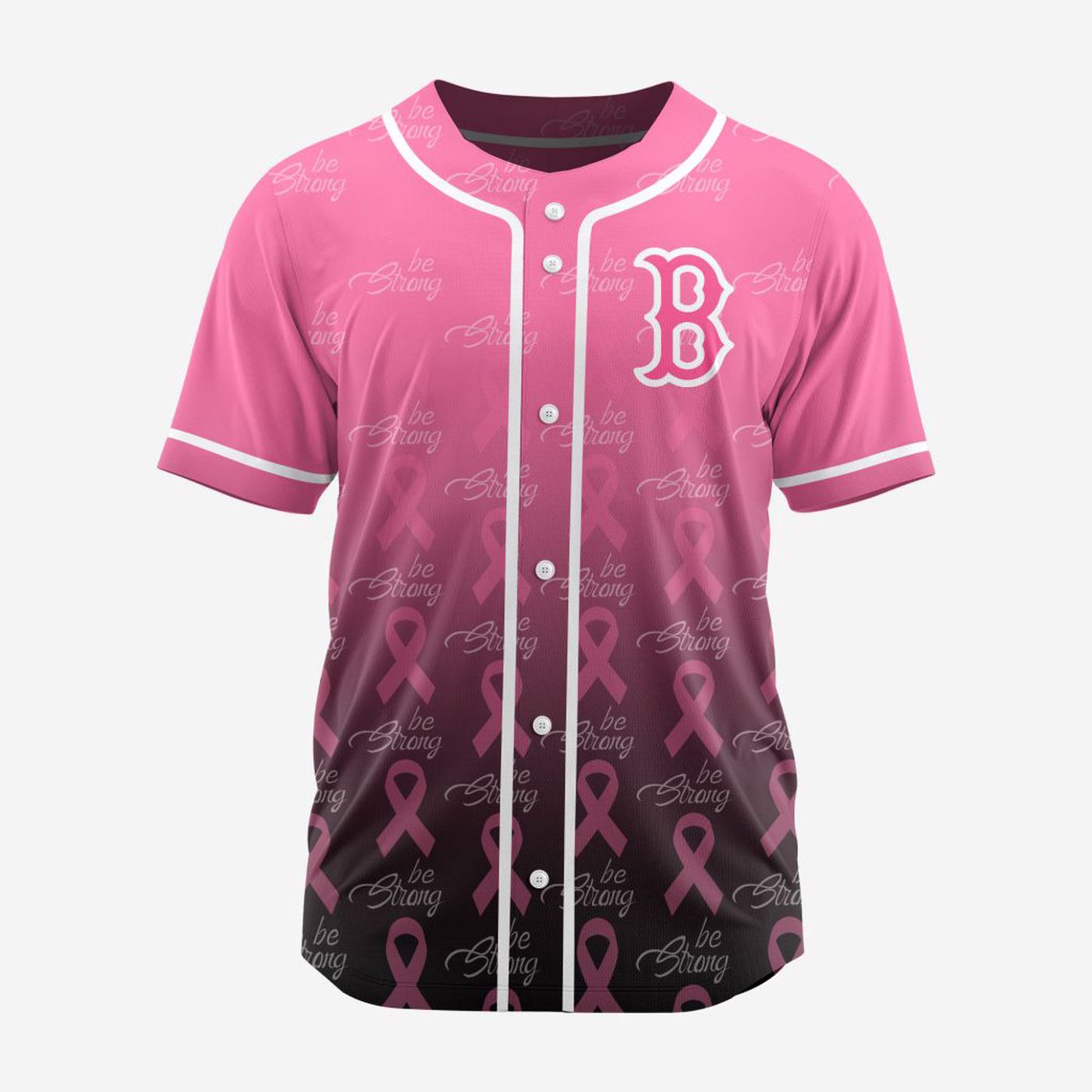 MLB Boston Red Sox Special Pink Design Fight Breast Cancer Baseball Jersey Gift for Men Women - Bafud baseball jersey product view 3