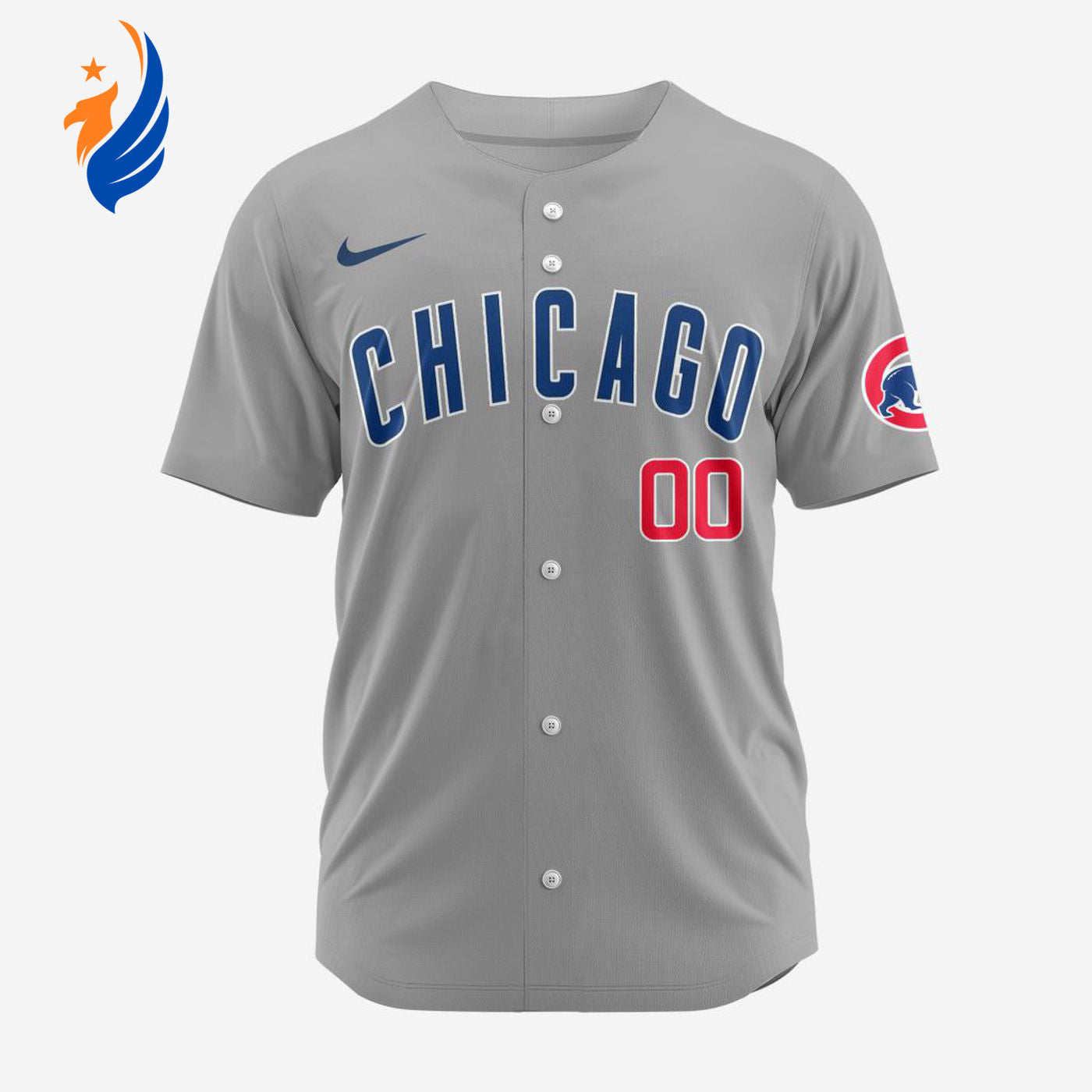 MLB Chicago Cubs Personalized 2024 Road Baseball Jersey - Bafud baseball jersey product view 1