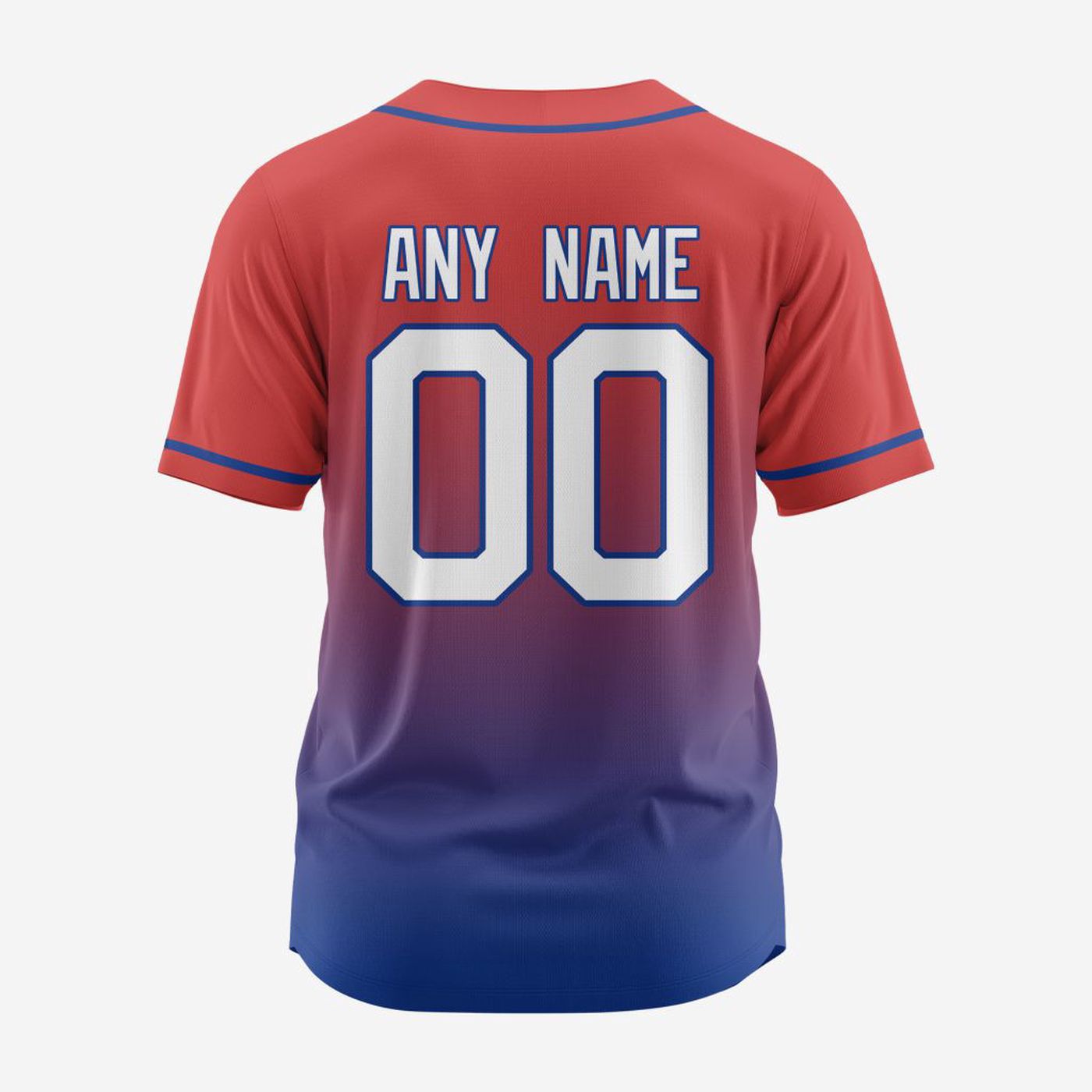 MLB Chicago Cubs Personalized Gradient Design Baseball Jersey Gift for Men Women - Bafud baseball jersey product view 3