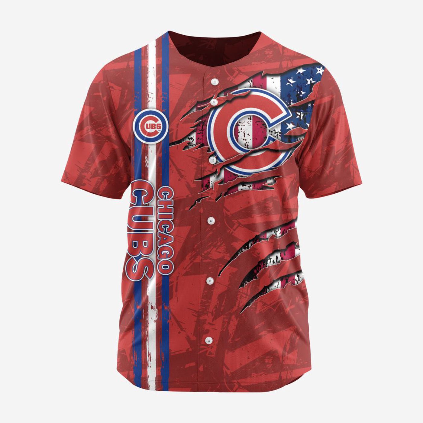 MLB Chicago Cubs Special Design Baseball Jersey Gift for Men Women - Bafud baseball jersey product view 2