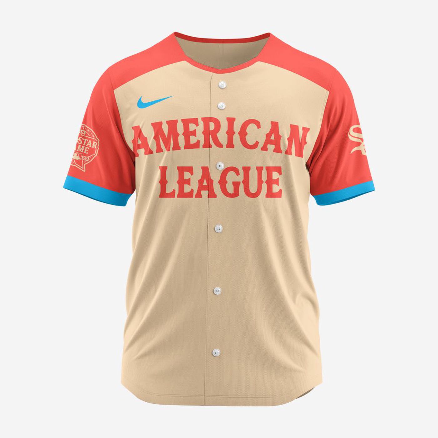 MLB Chicago White Sox Personalized 2024 All Star Game Baseball Jersey - Bafud baseball jersey product view 2