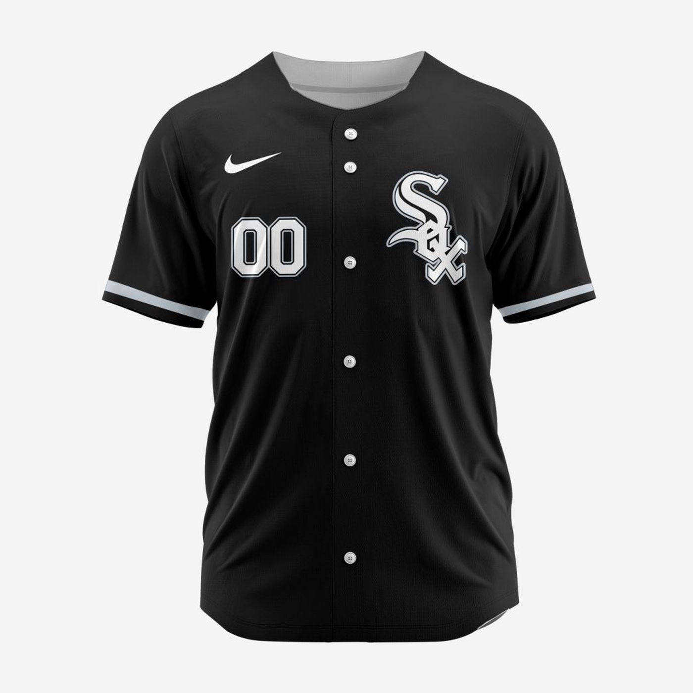 MLB Chicago White Sox Personalized Alternate Baseball Jersey - Bafud baseball jersey product view 3
