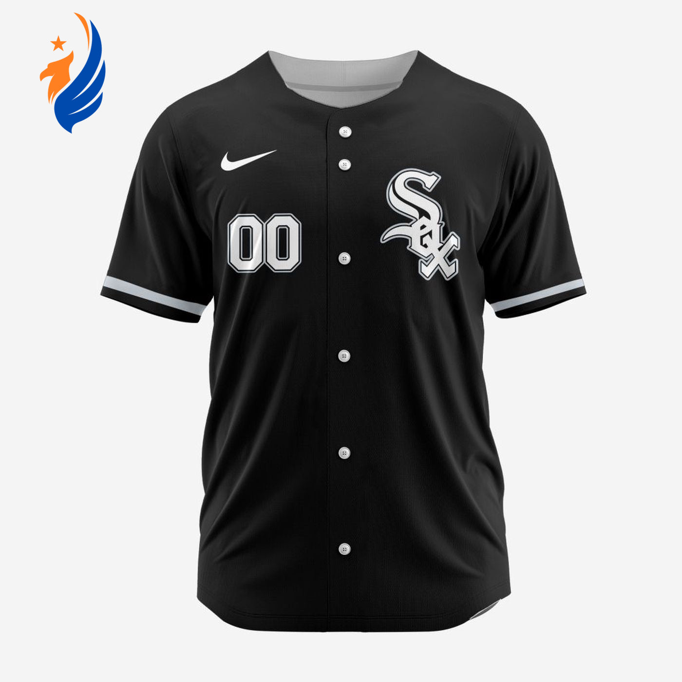 MLB Chicago White Sox Personalized Alternate Baseball Jersey - Bafud baseball jersey product view 1