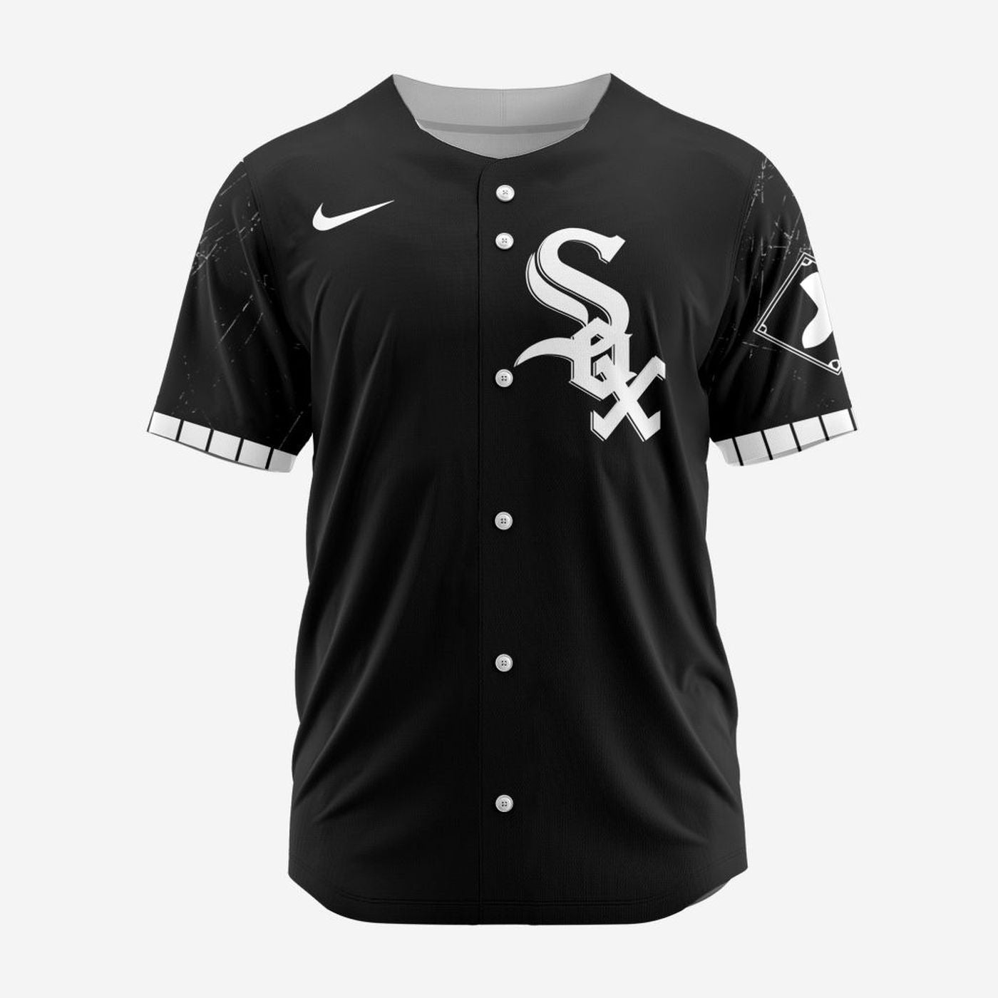 MLB Chicago White Sox Personalized Alternate Design Concept Baseball Jersey 2402 - Bafud baseball jersey product view 2