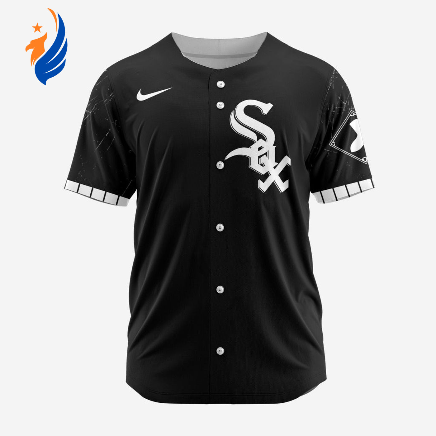 MLB Chicago White Sox Personalized Alternate Design Concept Baseball Jersey 2402 - Bafud baseball jersey product view 1