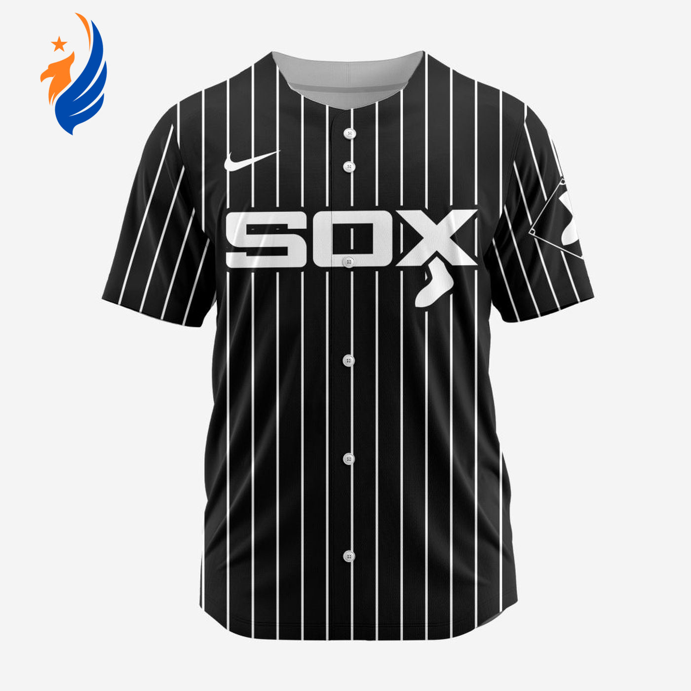 MLB Chicago White Sox Personalized Alternate Design Concept Baseball Jersey 2404 - Bafud baseball jersey product view 1