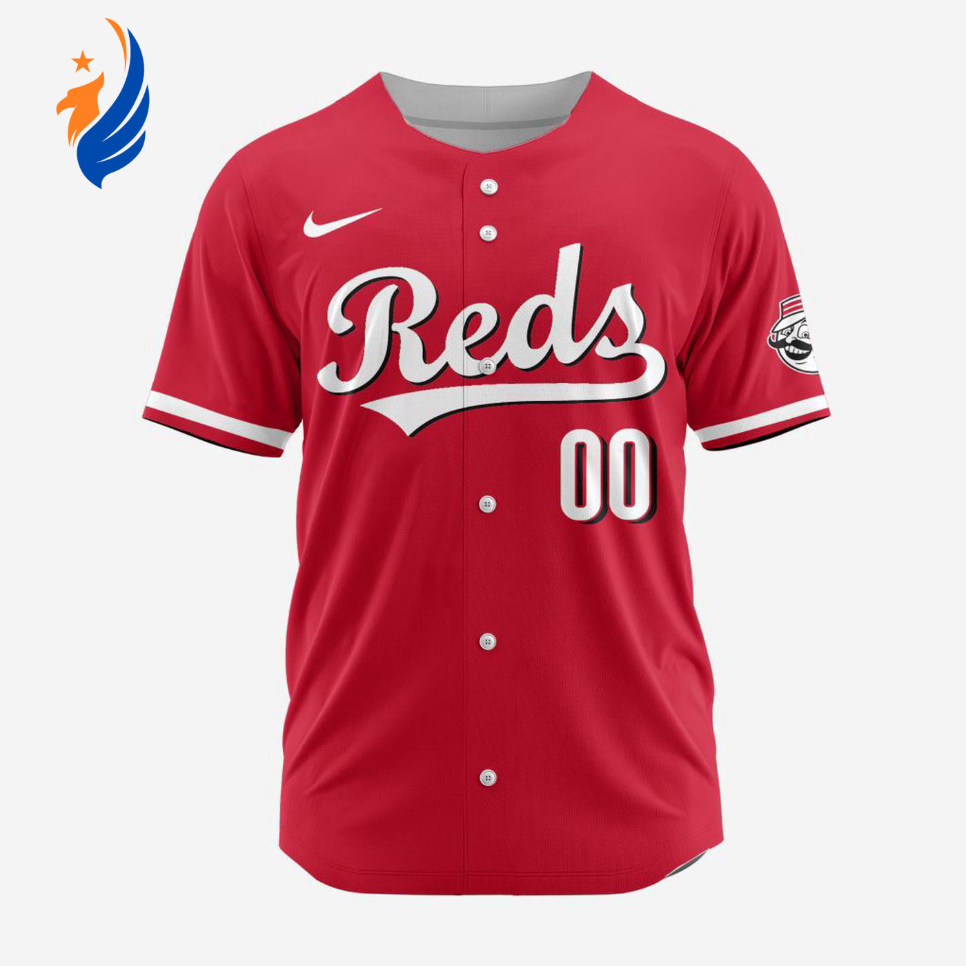 MLB Cincinnati Reds Personalized Alternate 02 Baseball Jersey - Bafud baseball jersey product view 1