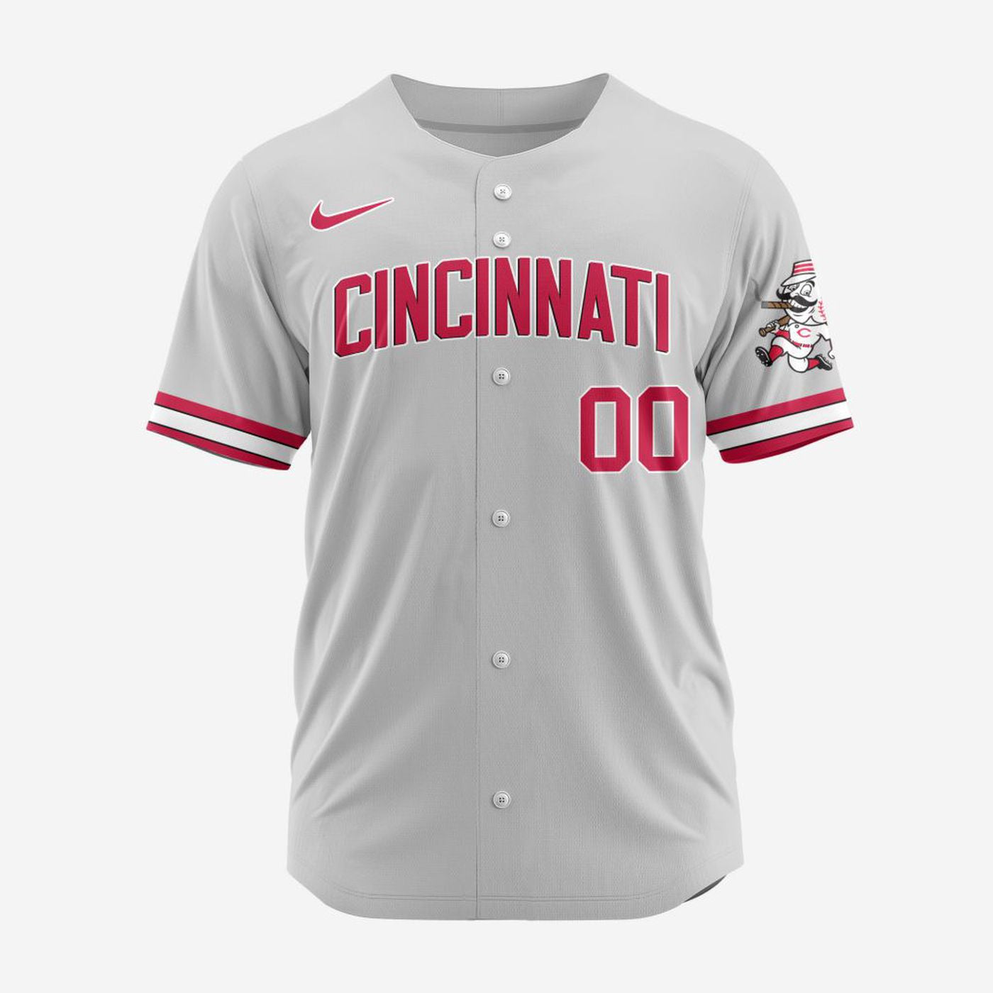 MLB Cincinnati Reds Personalized Alternate Design Concept Baseball Jersey 2402 - Bafud baseball jersey product view 2